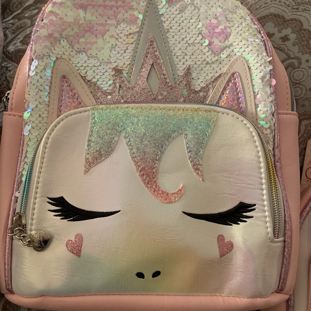 Unicorn Glittery ombré  Back Pack